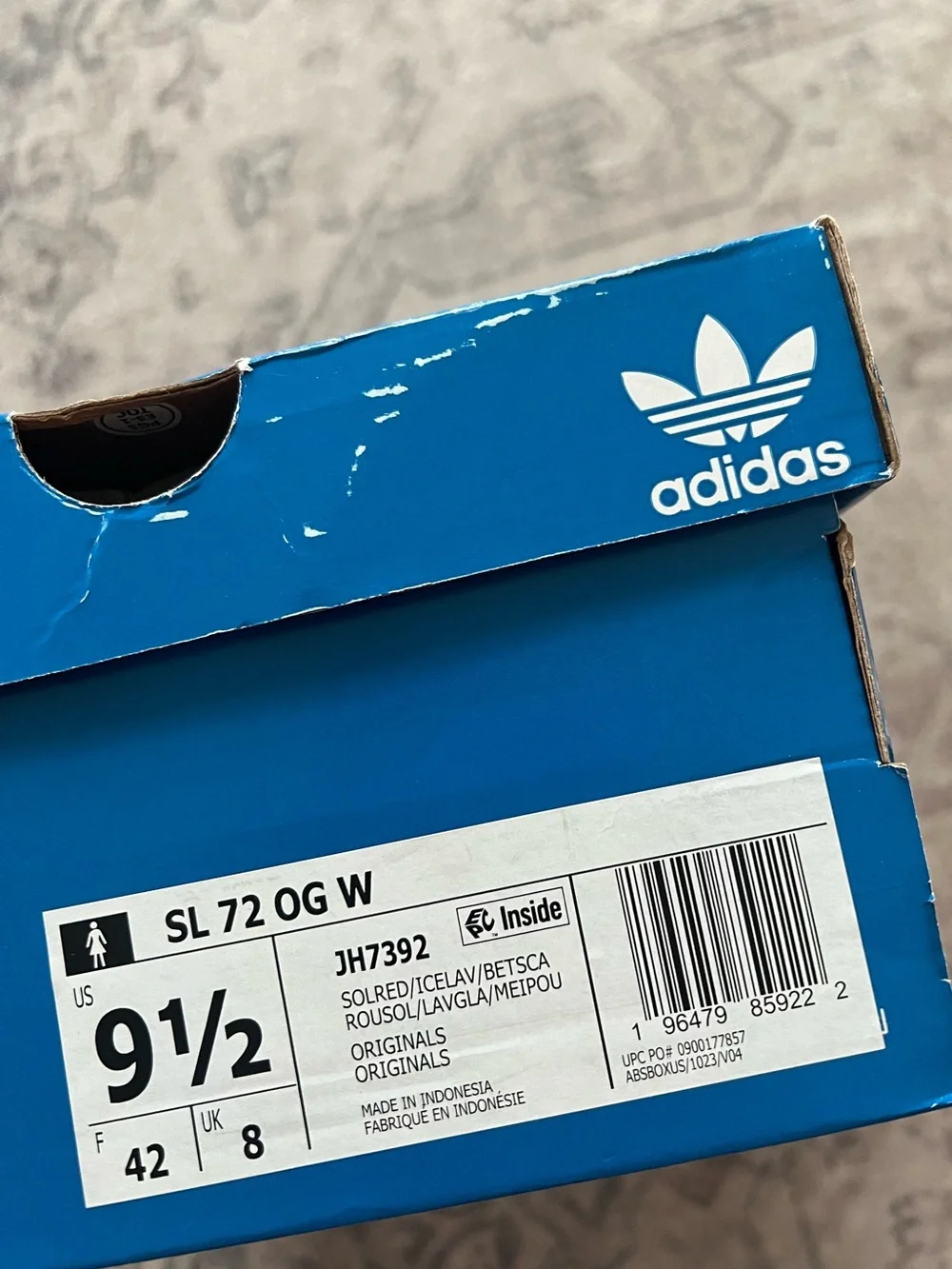 Adidas SL 72 OG Solar Red/Ice Lavender